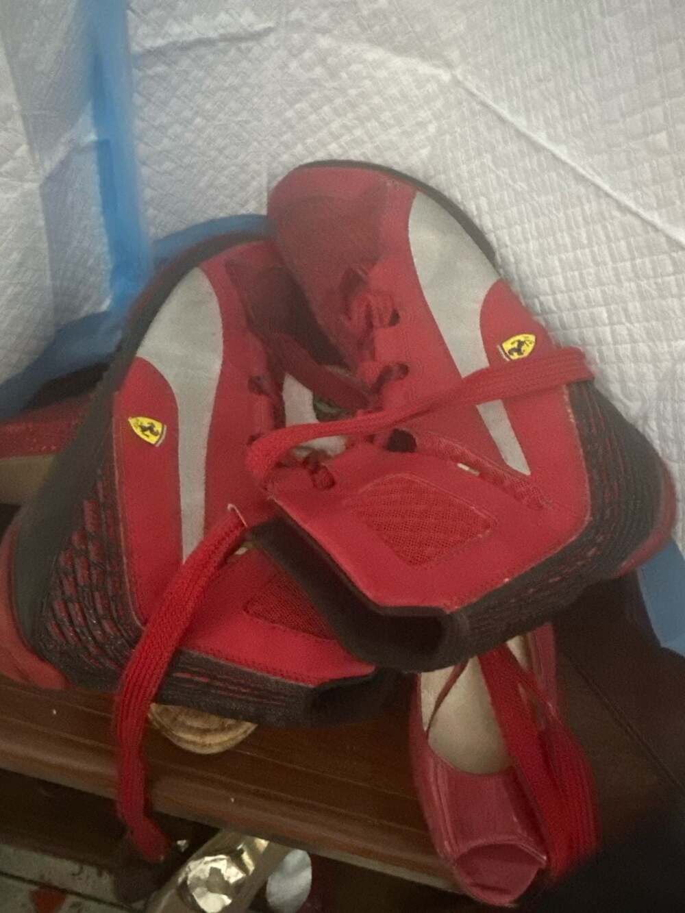 Puma Scuderia Ferrari Future Cat Mid Red Racing Shoes rare